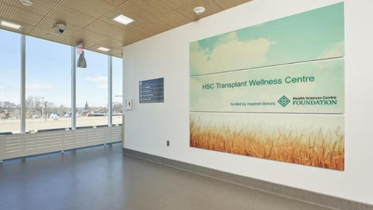 2021 – The HSC Transplant Wellness Centre officially opened in April 2021.